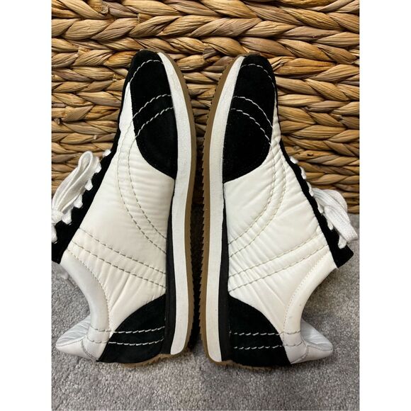 NWOB TOTEME The Sport leather-trimmed suede and shell sneakers, $450 Sz8 - Picture 2 of 9